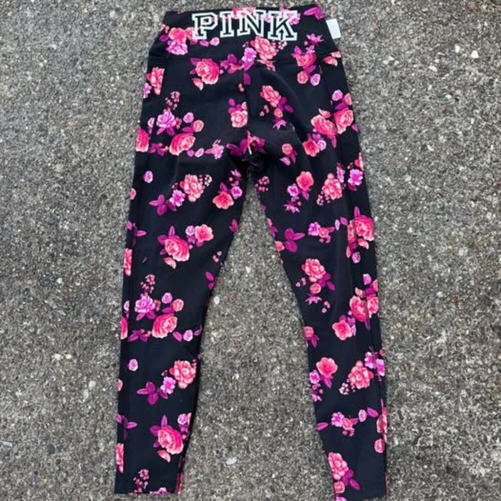 PINK Victoria's Secret Ultimate Floral Leggings Size Small